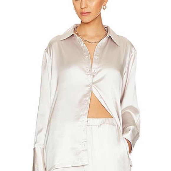 Ena Pelly White Button Down Shirt - Picture 1 of 1
